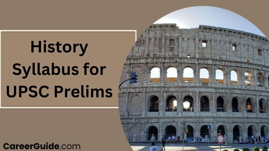 History Syllabus For Upsc Prelims