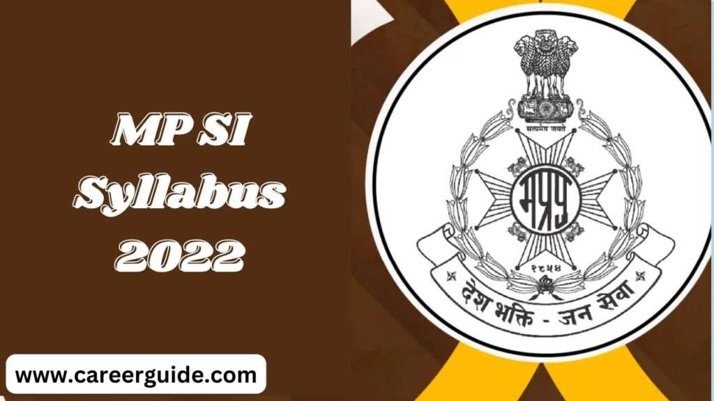 Mp Si Syllabus 2022