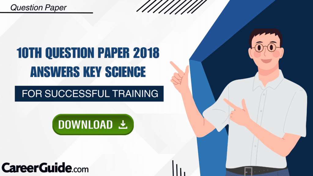 10th Public Question Paper 2018 answers key Science