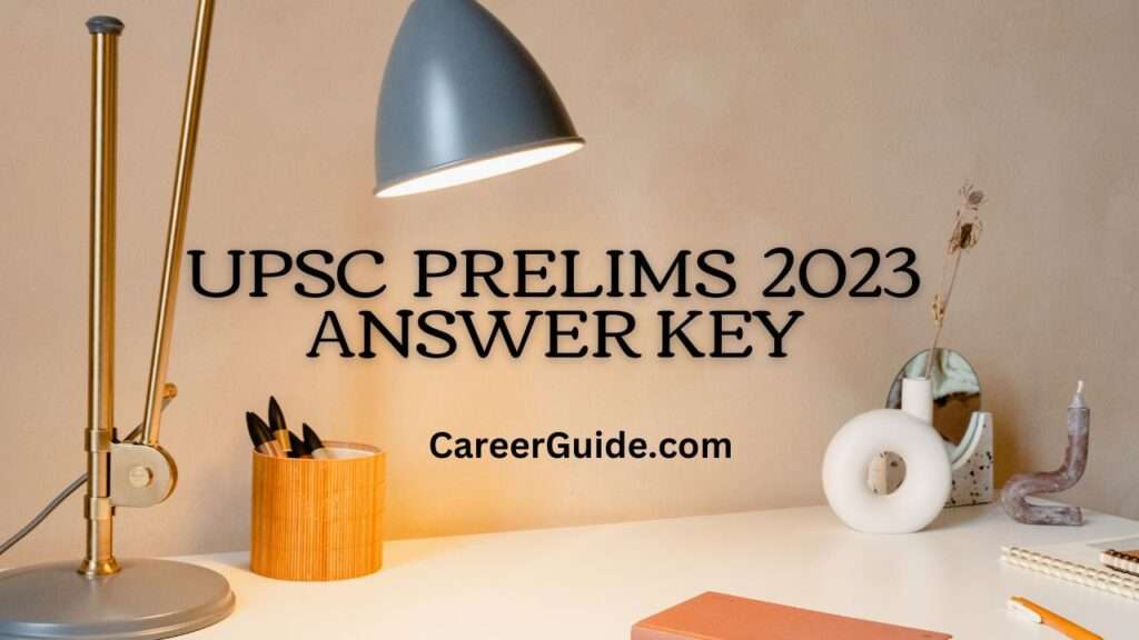 Upsc Prelims 2023 Answer Key