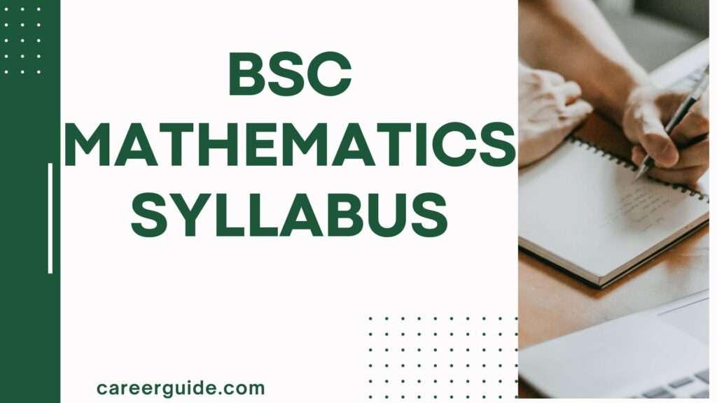 Bsc Mathematics Syllabus