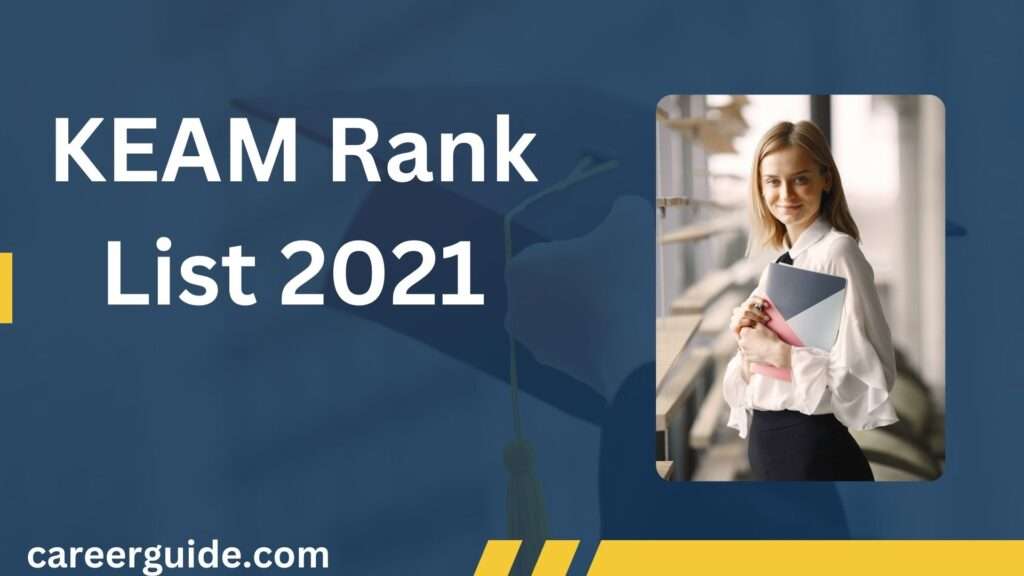 Keam Rank List 2021