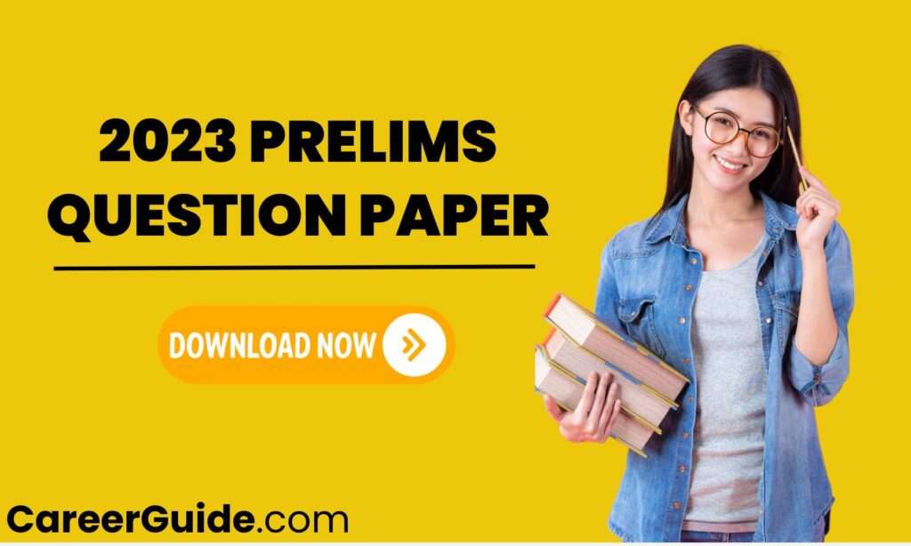 2023 Prelims Question Paper