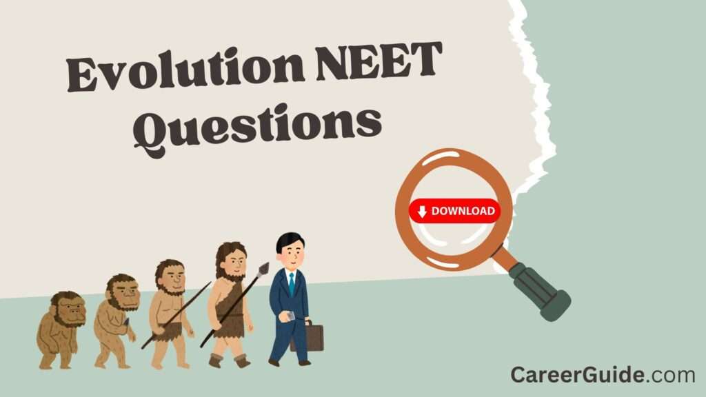 Evolution Neet Questions