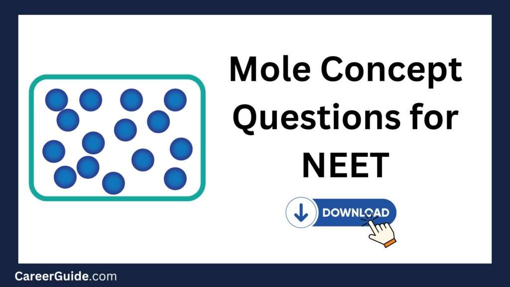 Mole Concept Questions For Neet