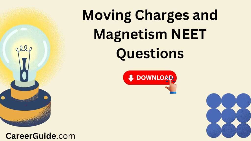 Moving Charges And Magnetism Neet Questions