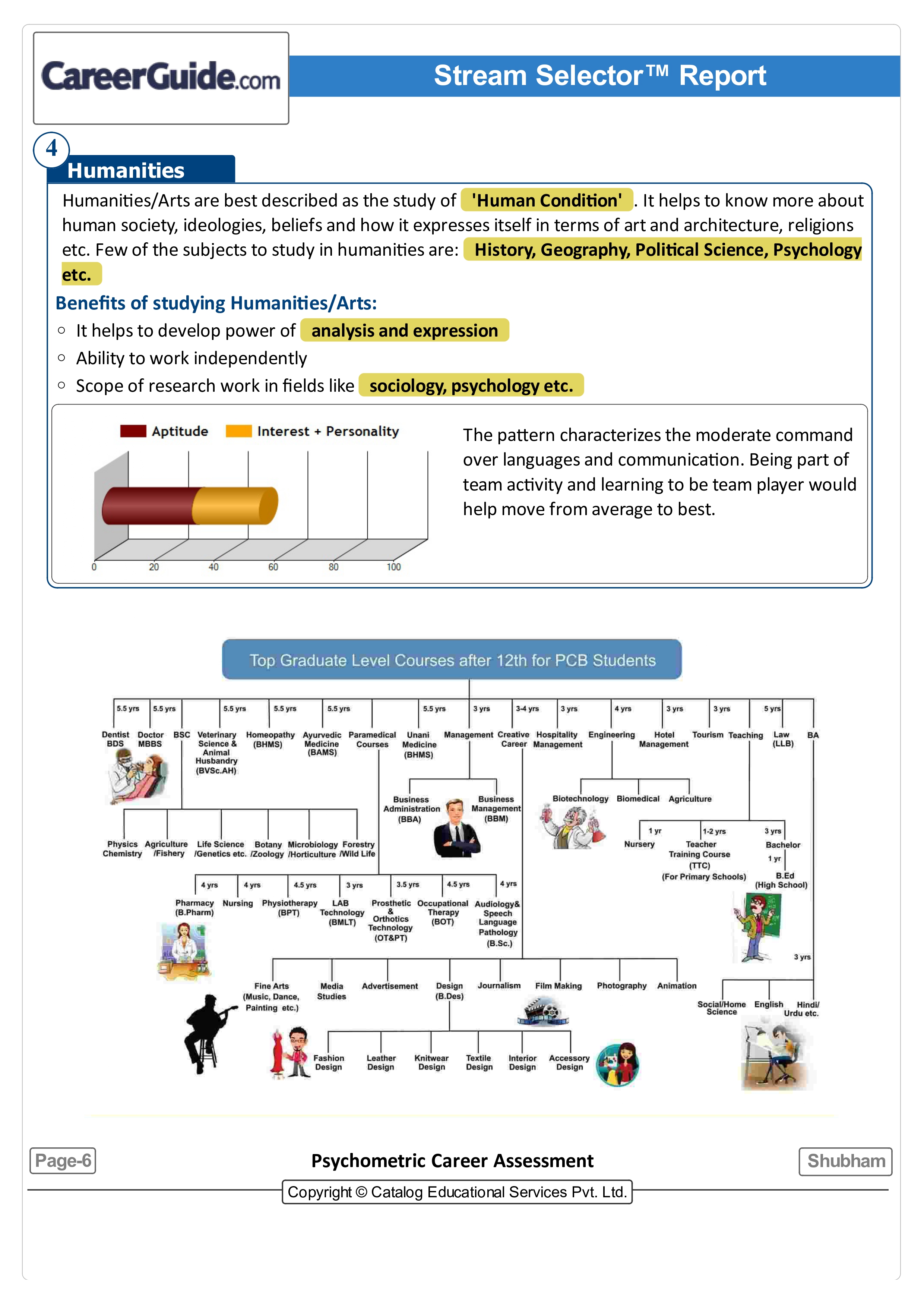(stream selector test) report